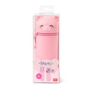 Legami Kawaii 2-in-1 Soft Silicone Pencil Case