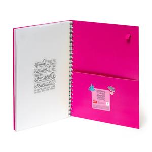 Legami A4 3 in 1 Spiral Notebook - 204 Detachable Pages with Lined, Squared and Dotted Pages - FSC Certified