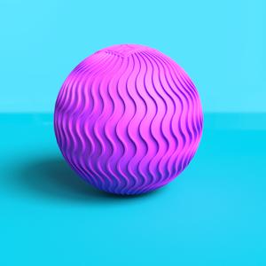 NeeDoh Super Ripples Fidget Sensory Squishy Toy - None-Toxic, Mindfulness, Tactile