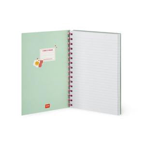 Legami Lined Spiral Notebook - A5 Sheet - Large