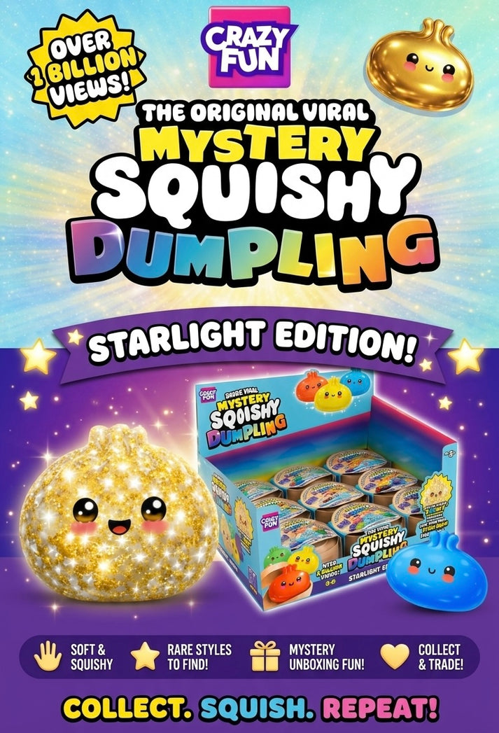 Dumplings Random Rms RMS The Original Viral Mystery Squishy Dumpling (Starlight, Holographi ...