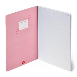 Legami Large Lined Notebook - B5 Sheet - 100 Lined Pages - FSC Certified Paper