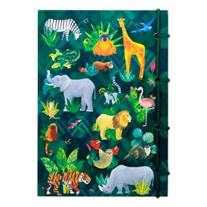 Animal Kingdom Stone Paper A5 Notebook with 70 Lined Pages