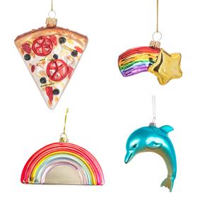 Sass & Belle Cute Colourful Bauble Christmas Decoration