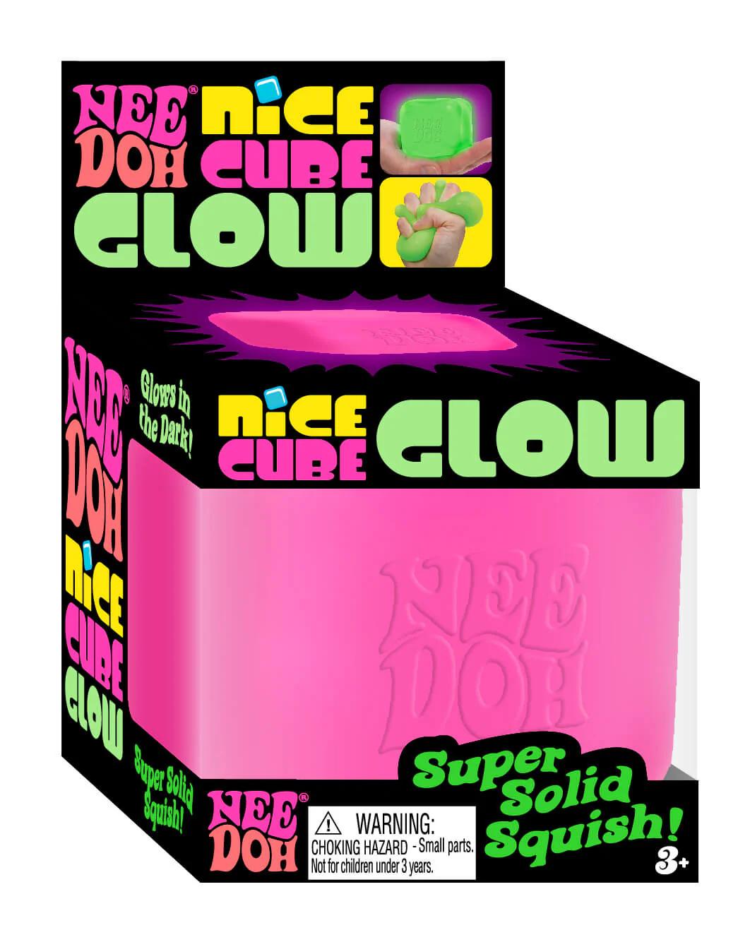 NeeDoh Nice Cube Glow In The Dark Sensory Fidget Toy