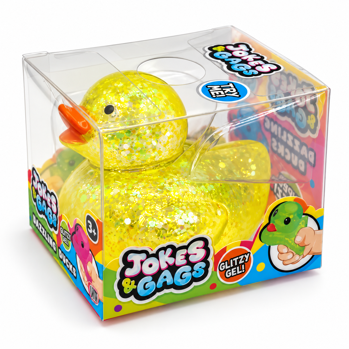 HTI Dazzling Ducks – Glitter Gel Squishy Fidget