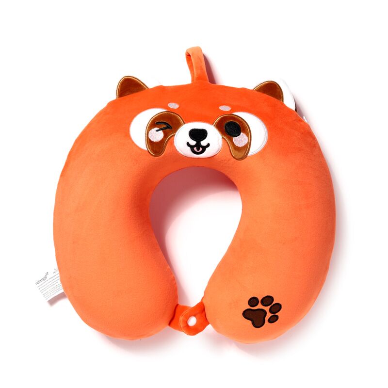 Red panda travel pillow