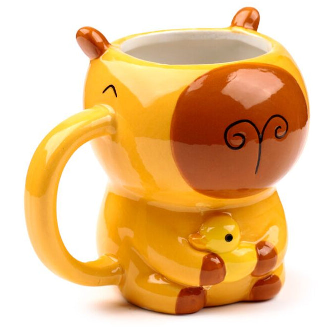 Capybara Ceramic Shaped Mug Cute Kawaii - Desk Organiser Pen Holder