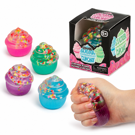 Scrunchems Sugar Cupcake Squishy Sensory Toy