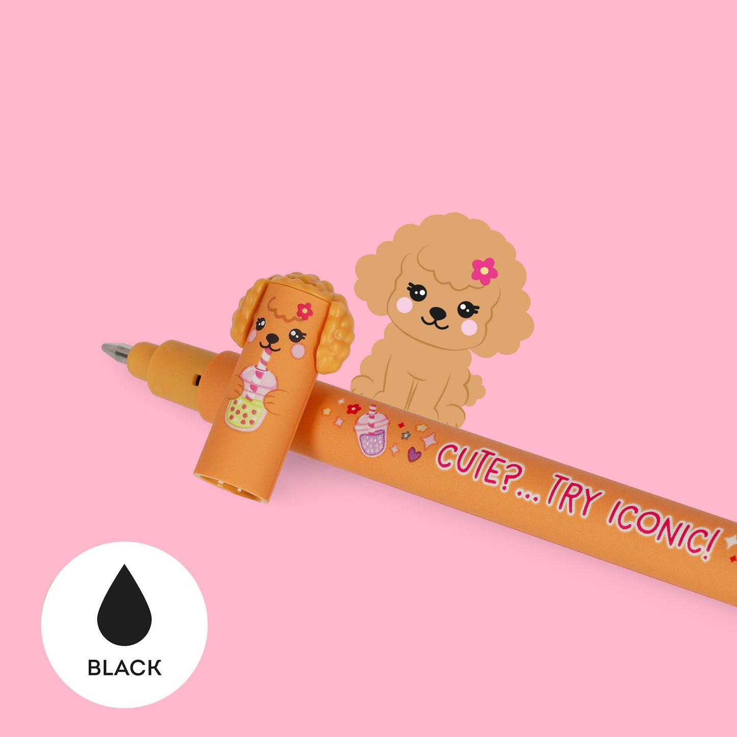 Legami Fur-Ever Friends Set of 3 Gel Erasable Pens