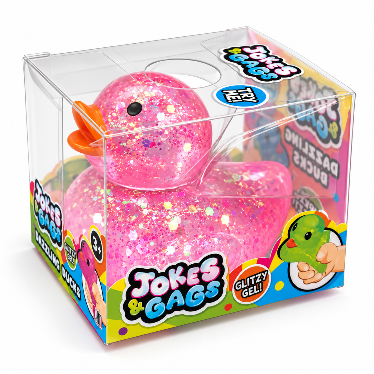 HTI Dazzling Ducks – Glitter Gel Squishy Fidget