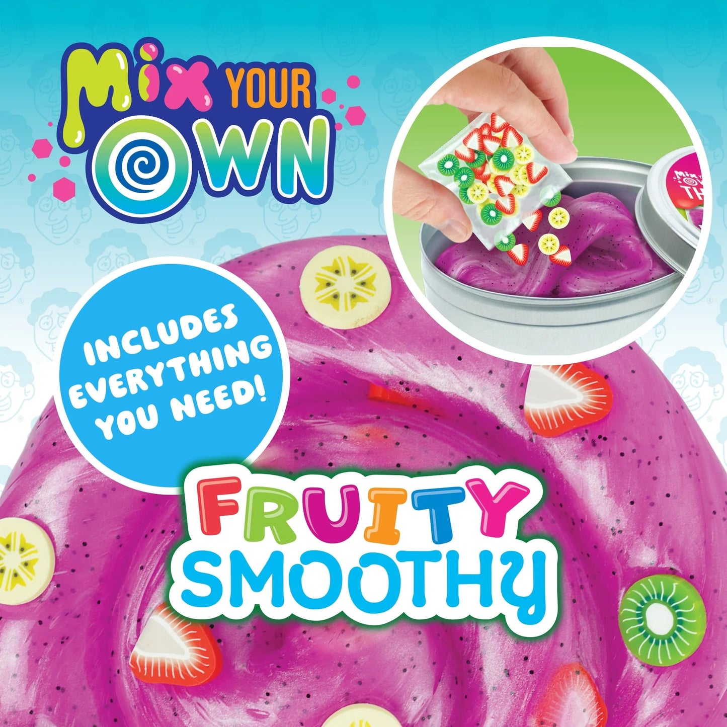 Crazy Aaron's Thinking Putty® Fruity Smoothy Mix It – DIY Sensory Putty 3.5" Tin