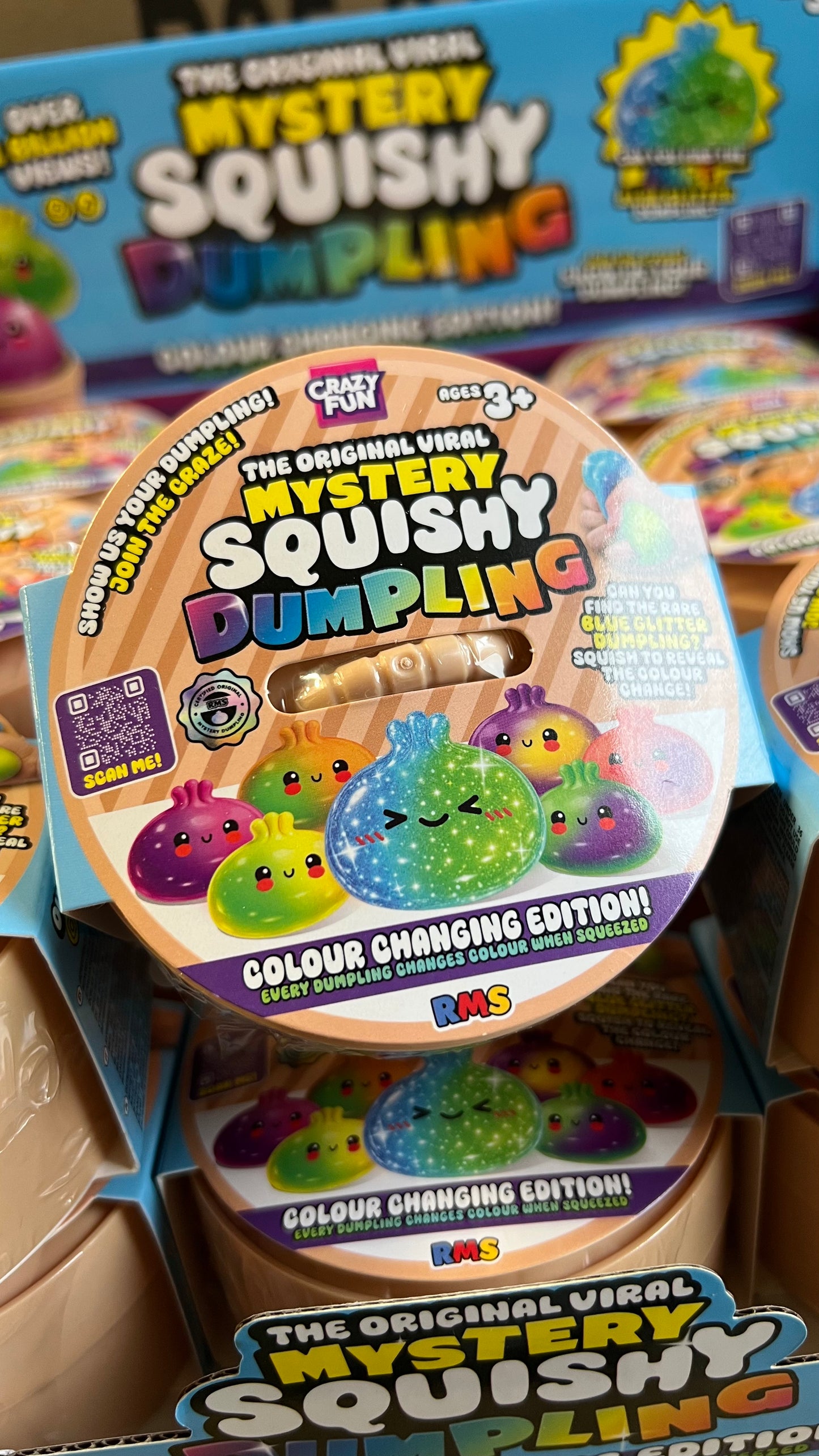 RMS The Original Viral Mystery Squishy Dumpling (Starlight, Holographic, Galaxy)