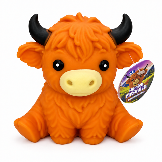 Hamish McSquish Highland Cow – 15cm Slow-Rise Squishy
