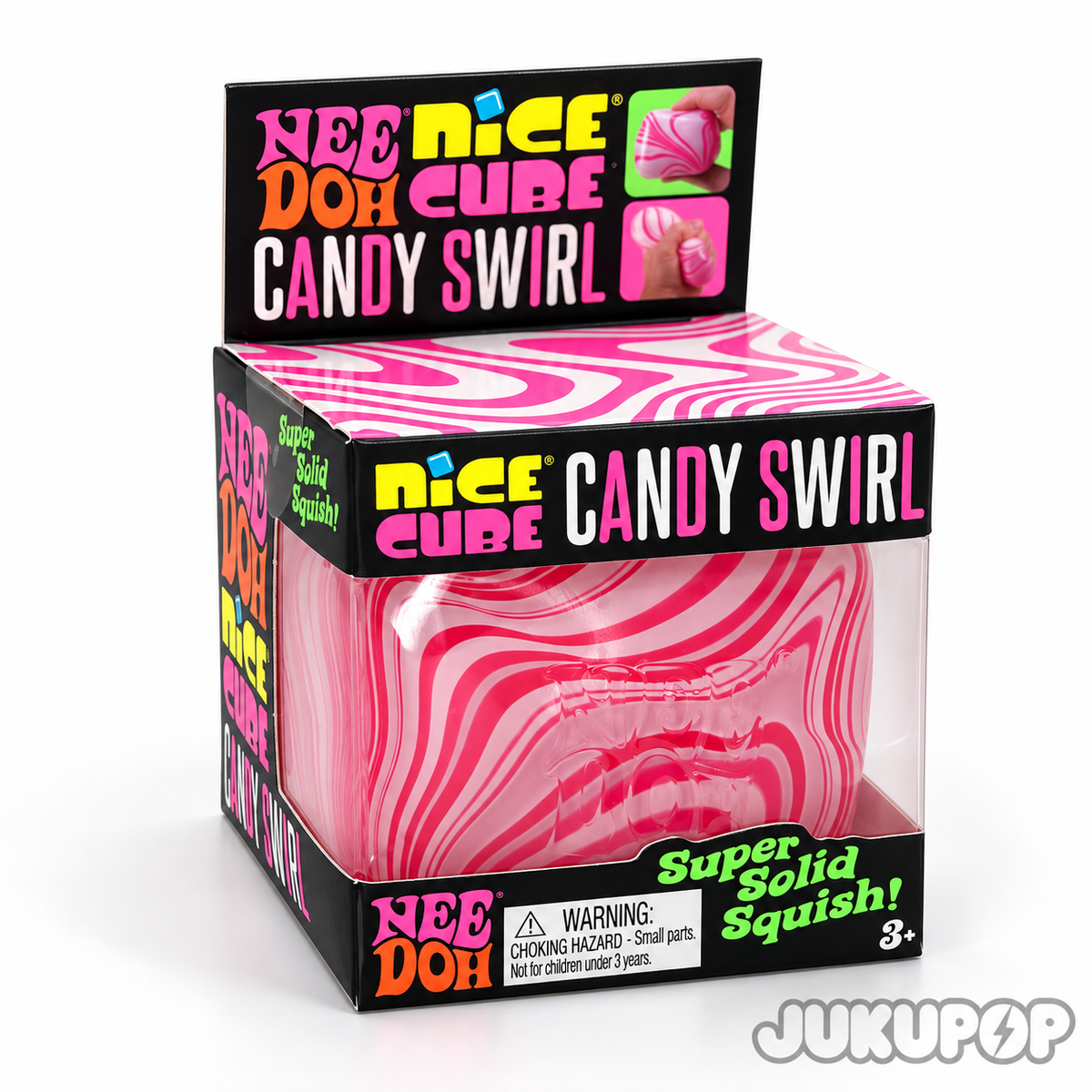 NeeDoh Nice Cube Candy Swirl Fidget Toy
