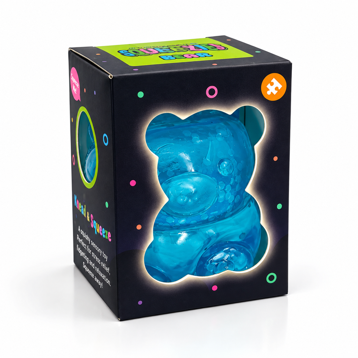 Maltose Squeezy Bear Glow in the Dark Stress Toy
