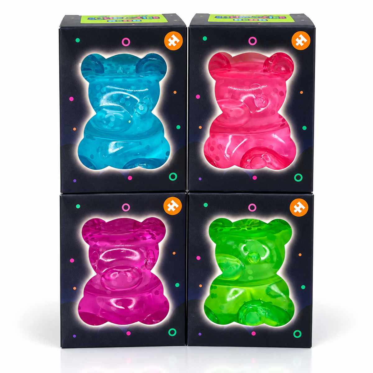 Maltose Squeezy Bear Glow in the Dark Stress Toy