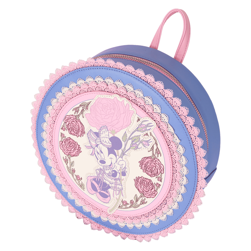 Loungefly Minnie Mouse Floral and Lace Mini Backpack