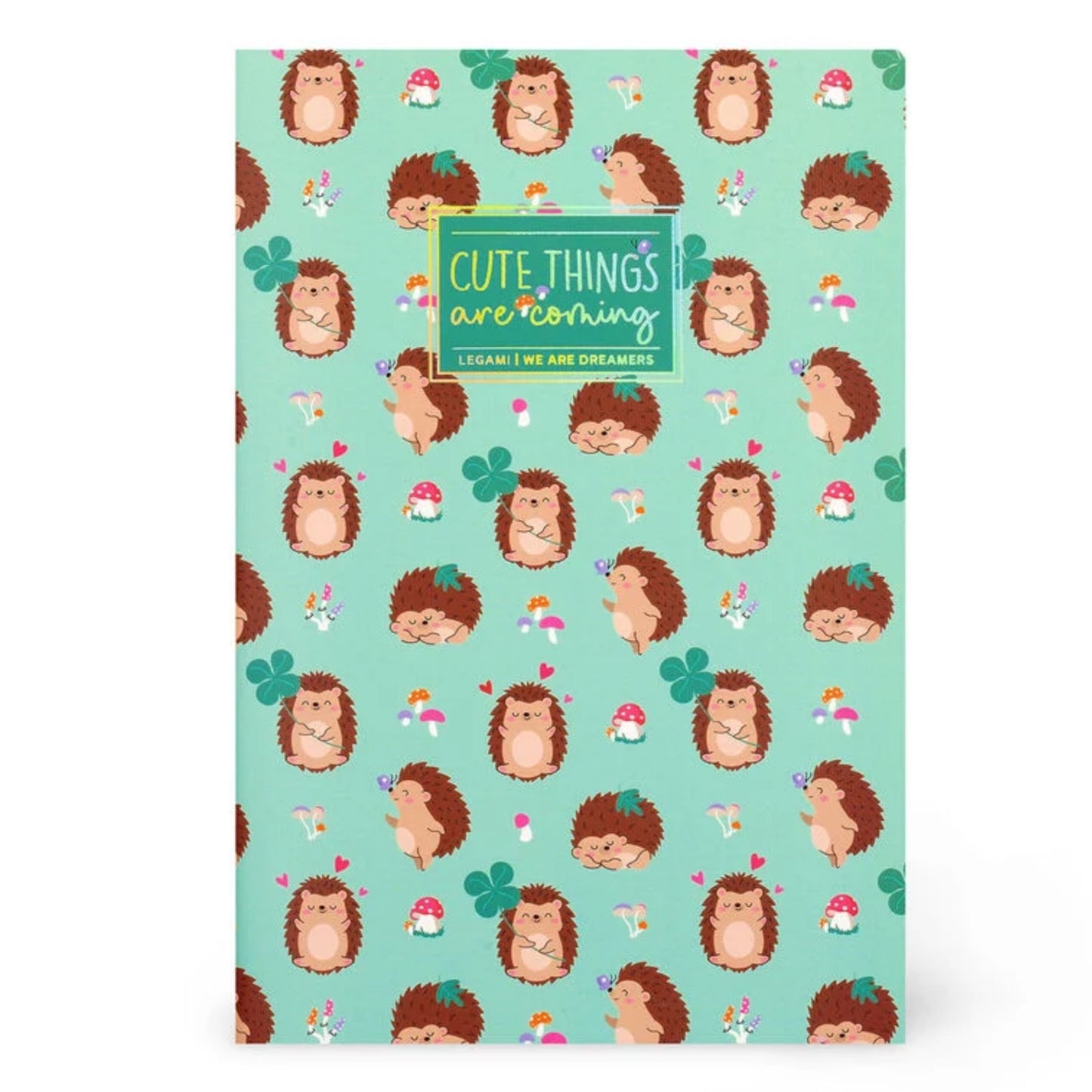 Legami Large Lined Notebook - B5 Sheet - 100 Lined Pages - FSC Certified Paper