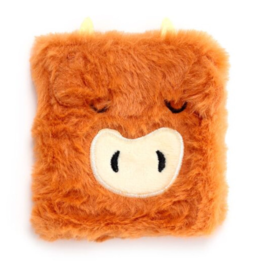 Highland Coo Plush Notebook with Pouch & Mini Notebook