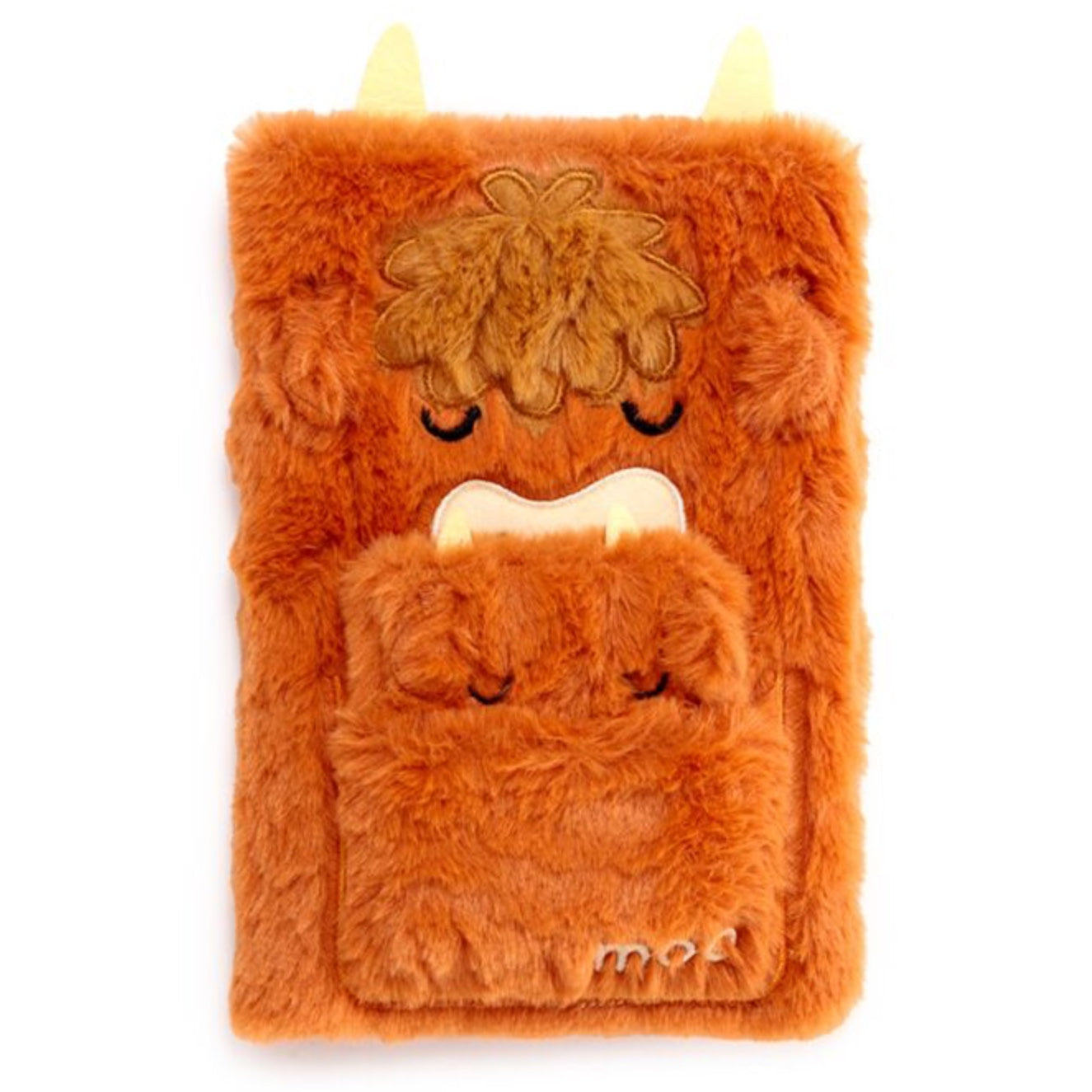Highland Coo Plush Notebook with Pouch & Mini Notebook
