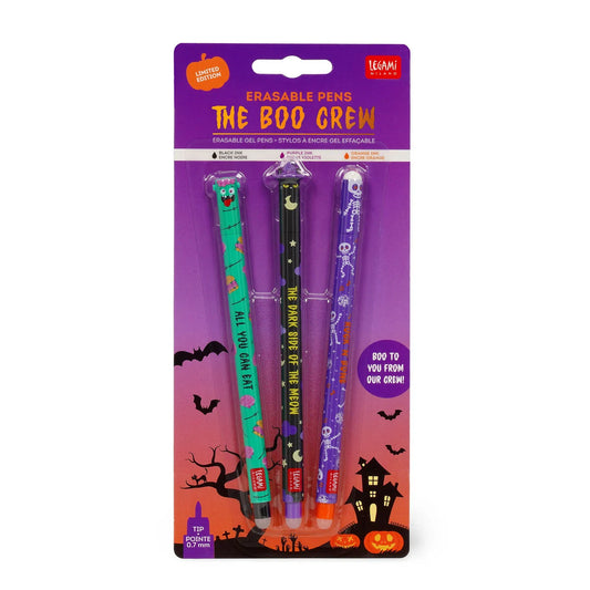 Legami The boo crew gel erasable pens