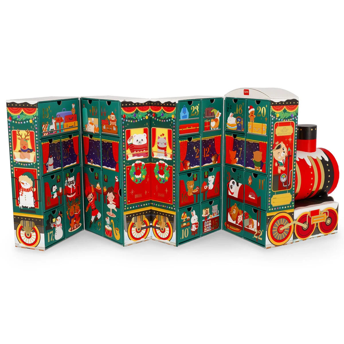 Legami Train 2025 Advent Calendar - Christmas Countdown