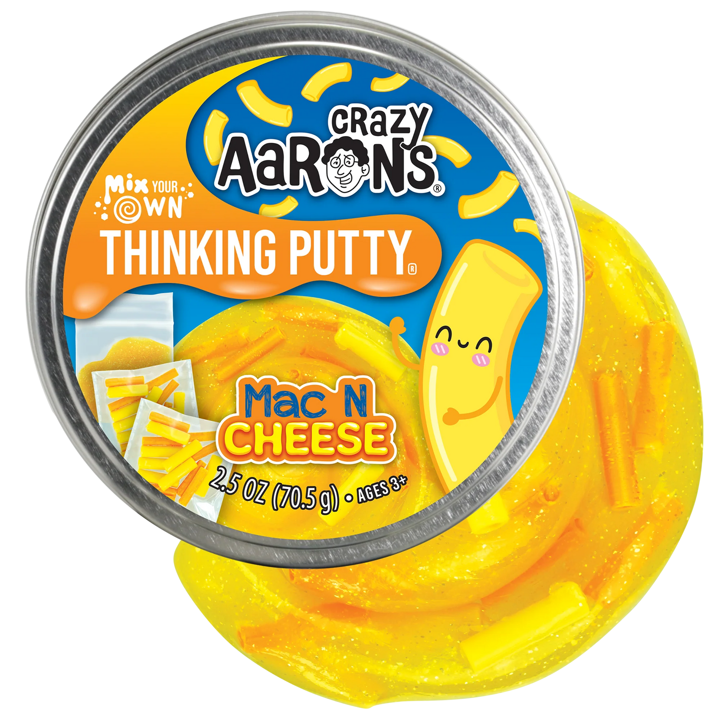 Crazy Aaron’s Putty Mac & Cheese - Mix Your Own Putty 70.5g
