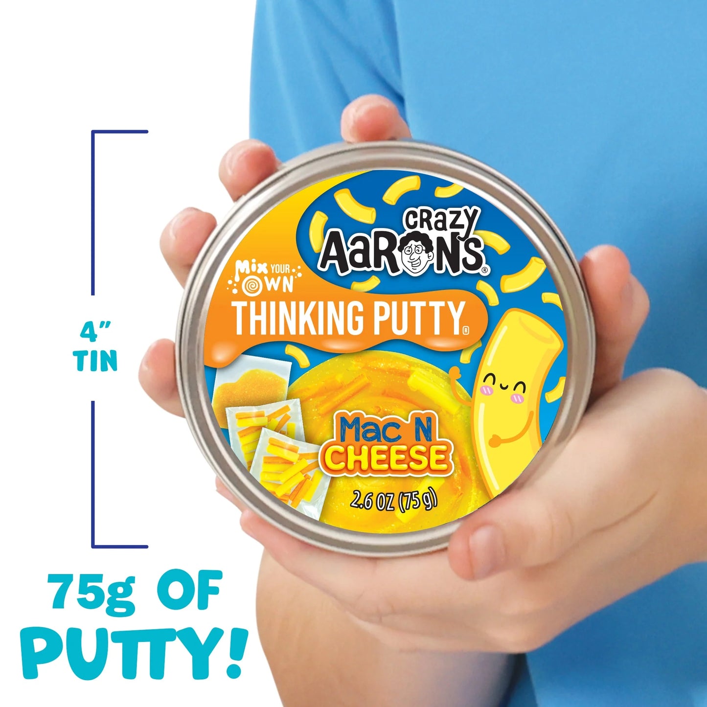 Crazy Aaron’s Putty Mac & Cheese - Mix Your Own Putty 70.5g