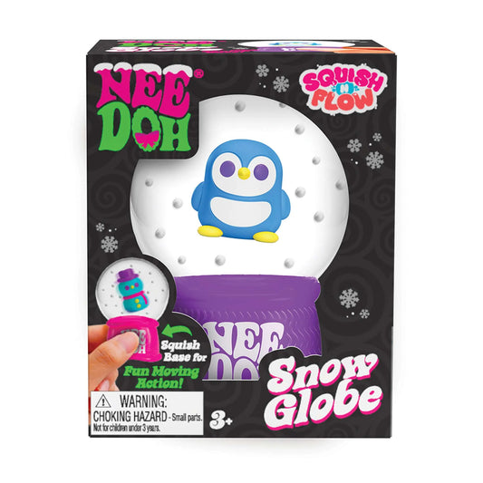 NeeDoh Christmas Snow Globe Squish N Flow Sensory Fidget Toy
