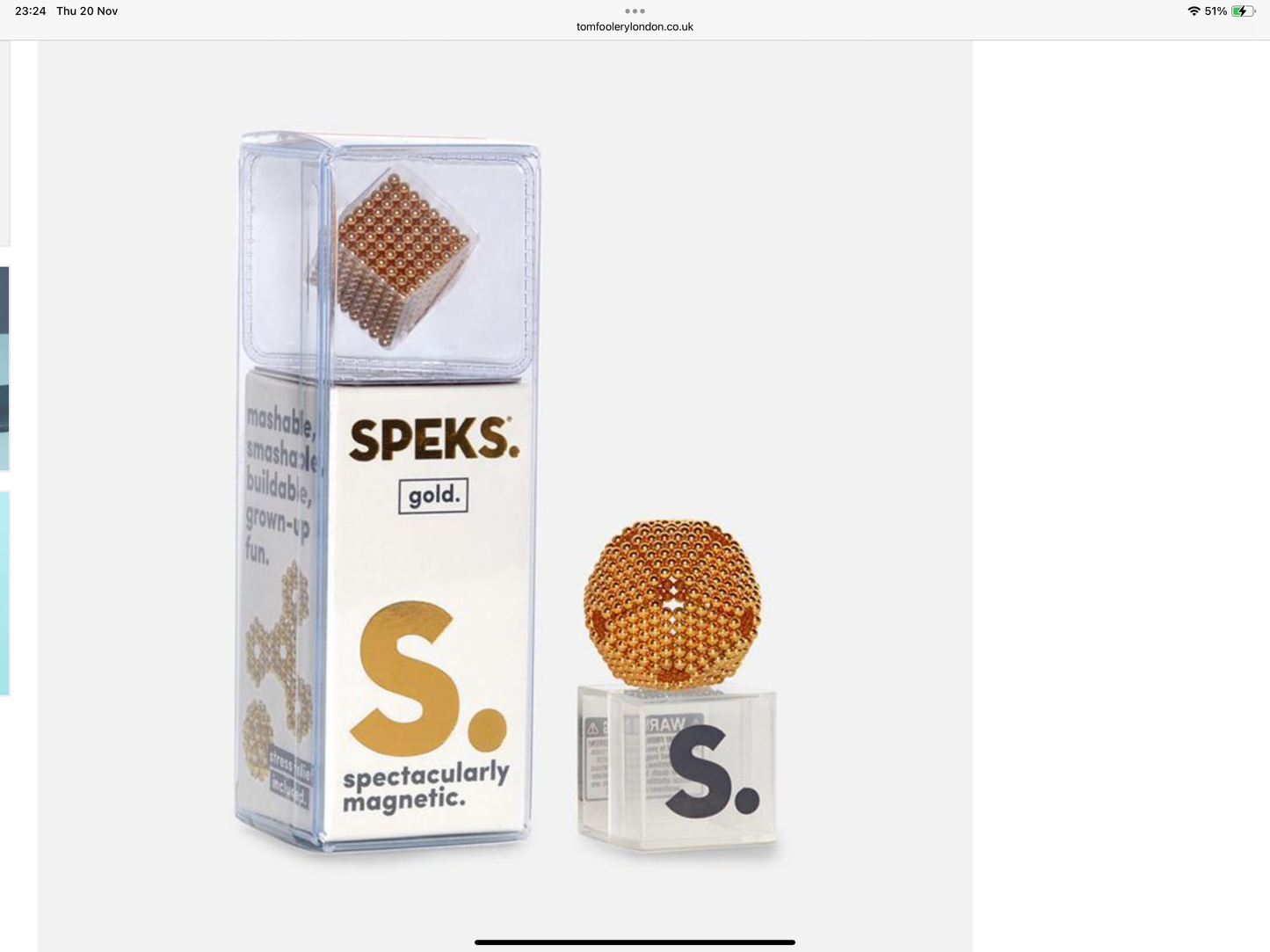 SPEKS. 512 Magnet Balls - Fidget Toy for Adults & Teens