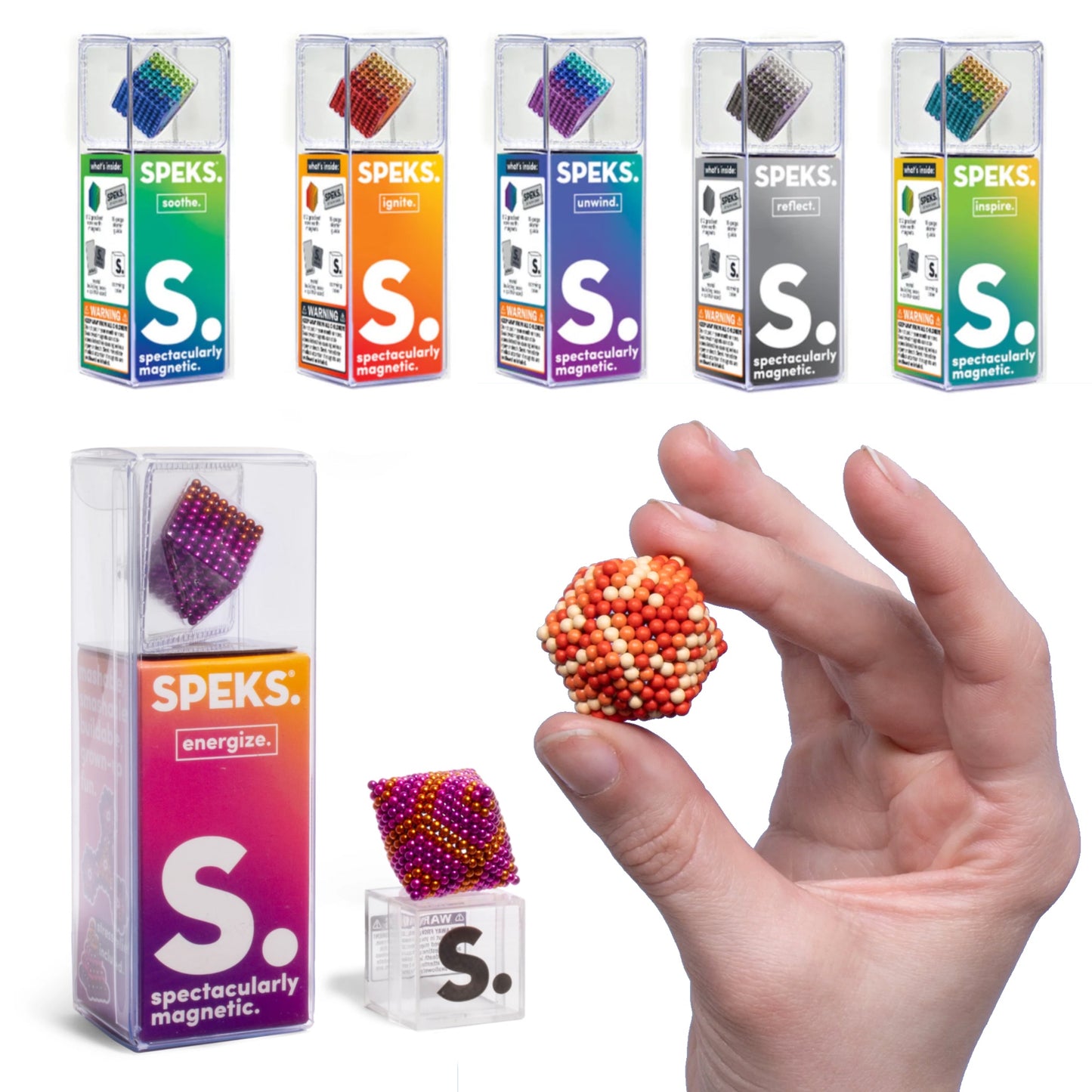 SPEKS. 512 Magnet Balls - Fidget Toy for Adults & Teens