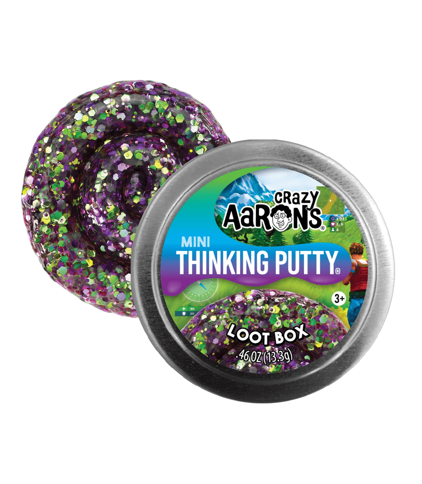 Crazy Aaron’s Thinking Putty Mini Tins 13.3g - Sensory Fidget Toy For Stress, Anxiety, Autism, ADHD