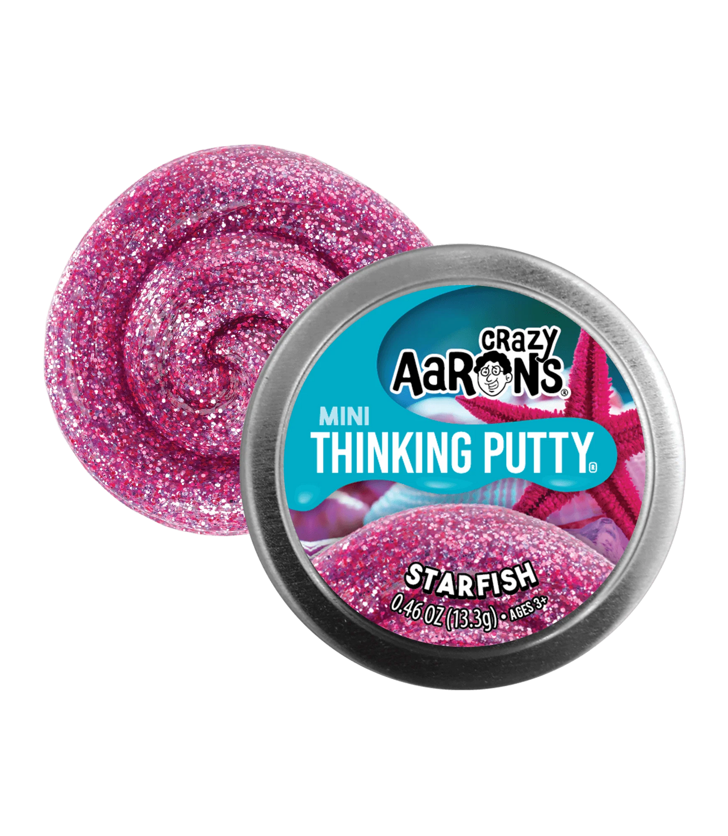 Crazy Aaron’s Thinking Putty Mini Tins 13.3g - Sensory Fidget Toy For Stress, Anxiety, Autism, ADHD