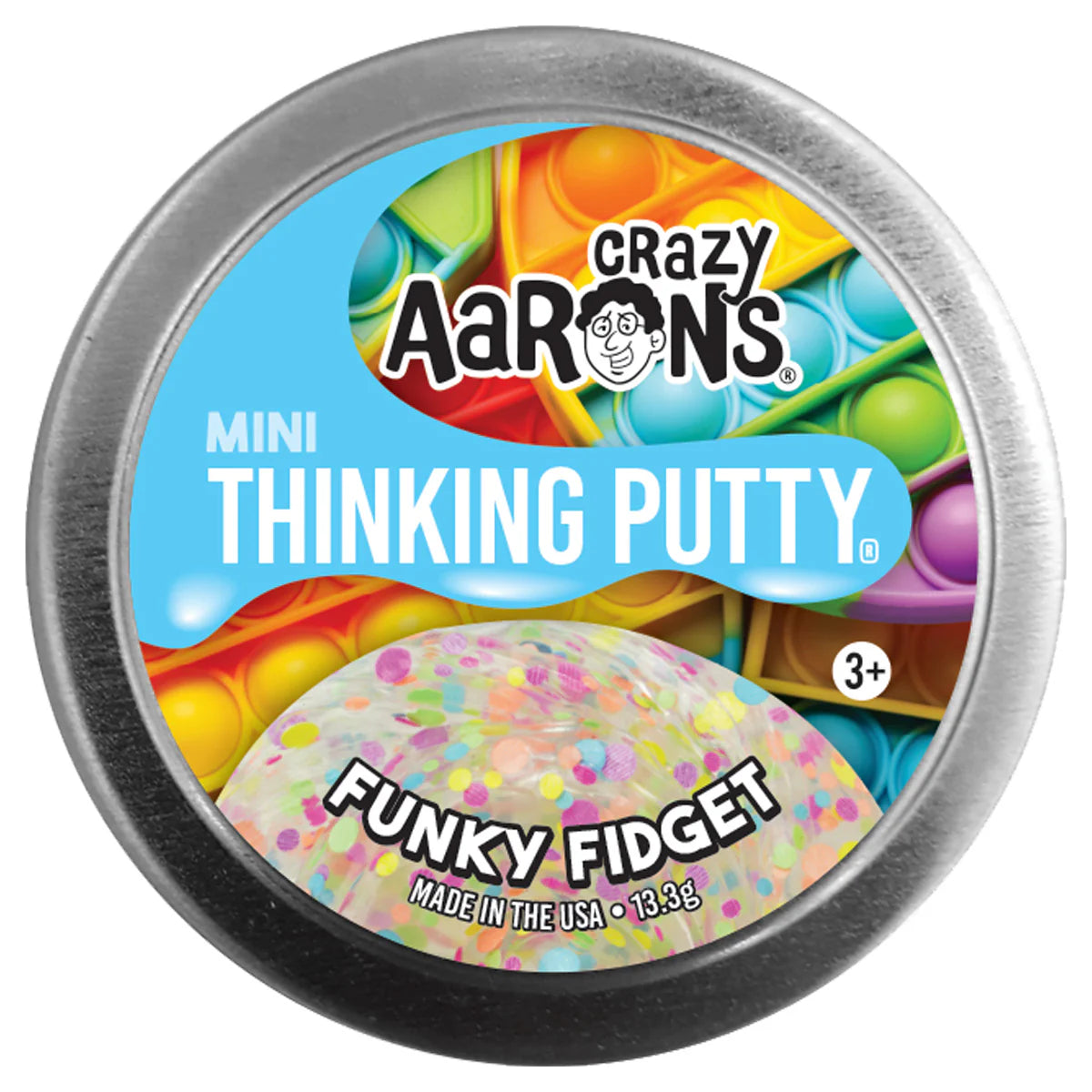 Crazy Aaron’s Thinking Putty Mini Tins 13.3g - Sensory Fidget Toy For Stress, Anxiety, Autism, ADHD