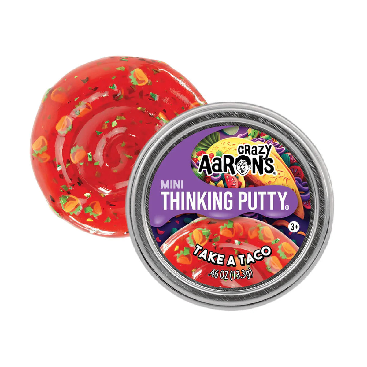 Crazy Aaron’s Thinking Putty Mini Tins 13.3g - Sensory Fidget Toy For Stress, Anxiety, Autism, ADHD