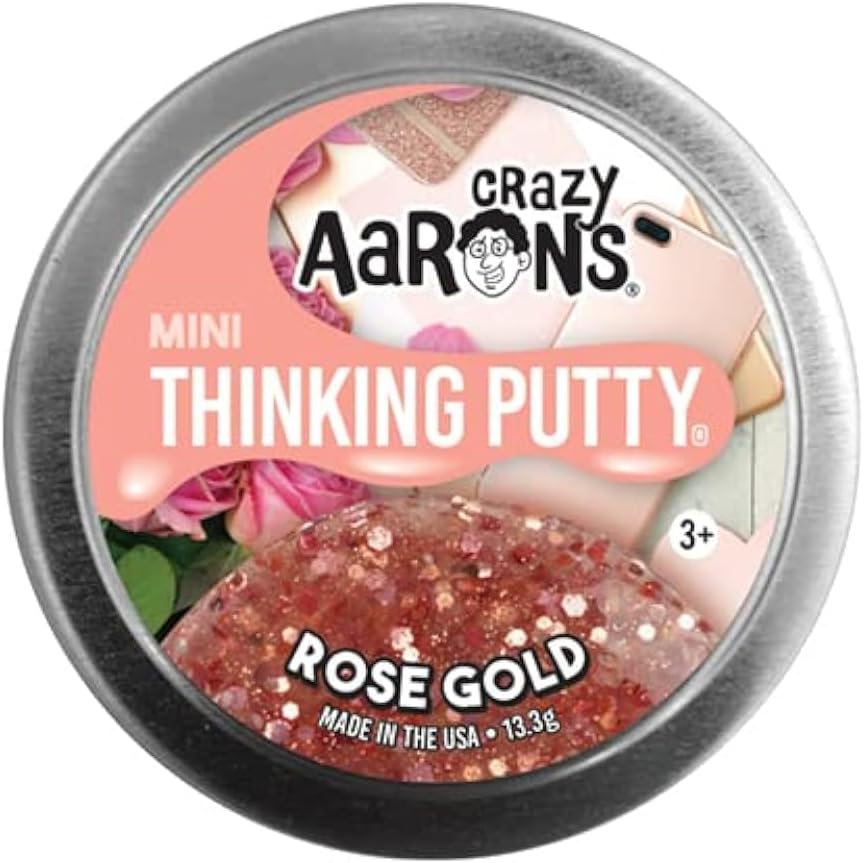 Crazy Aaron’s Thinking Putty Mini Tins 13.3g - Sensory Fidget Toy For Stress, Anxiety, Autism, ADHD