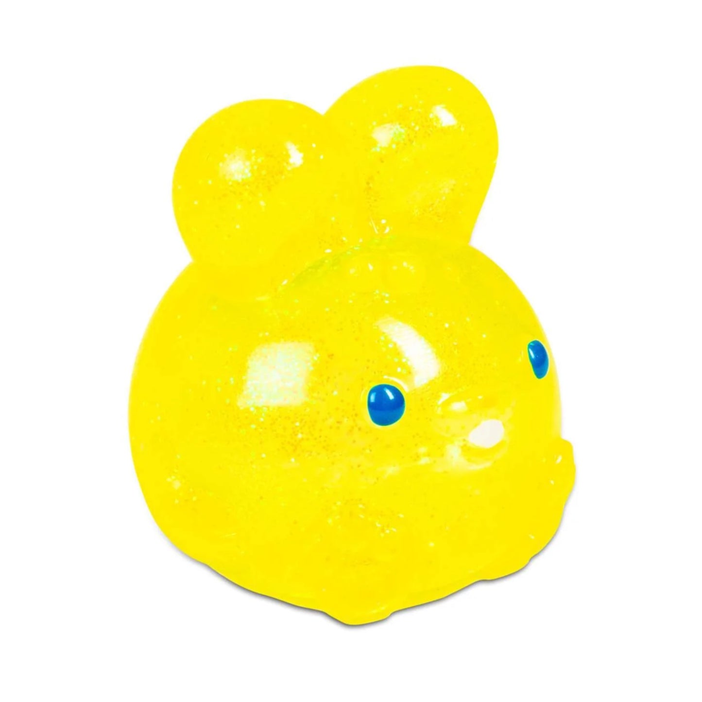 NeeDoh Jelly Hops Scented Maltose Sugar Bunnies - Squish n Sniff - Anti Stress Sensory ADHD Fidget Toy, 3 Translucent Colors (1 sent), Non-toxic