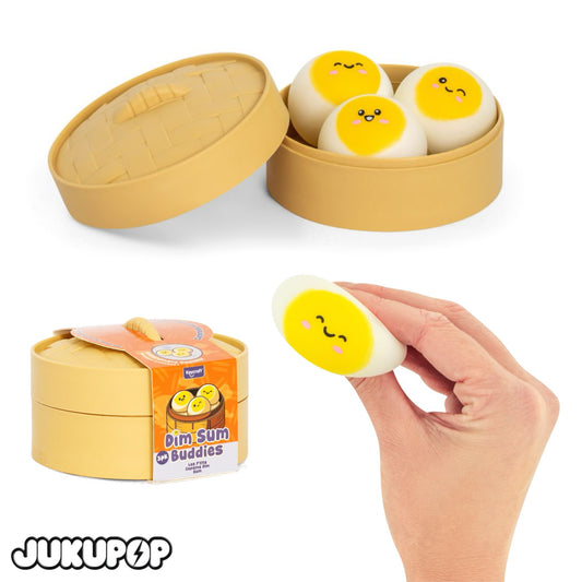 Dim Sum Buddies Squishy Fidget Toy Set – Soft Sensory Toys for Kids & Fidget Lovers