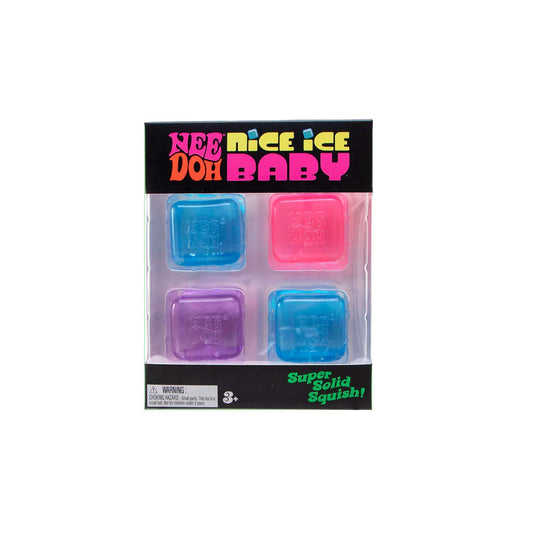 NeeDoh Nice Ice Baby Teenie Squishy Nice Cube 3.5cm - Sensory Squishy Fidget Toy For Stress Relief