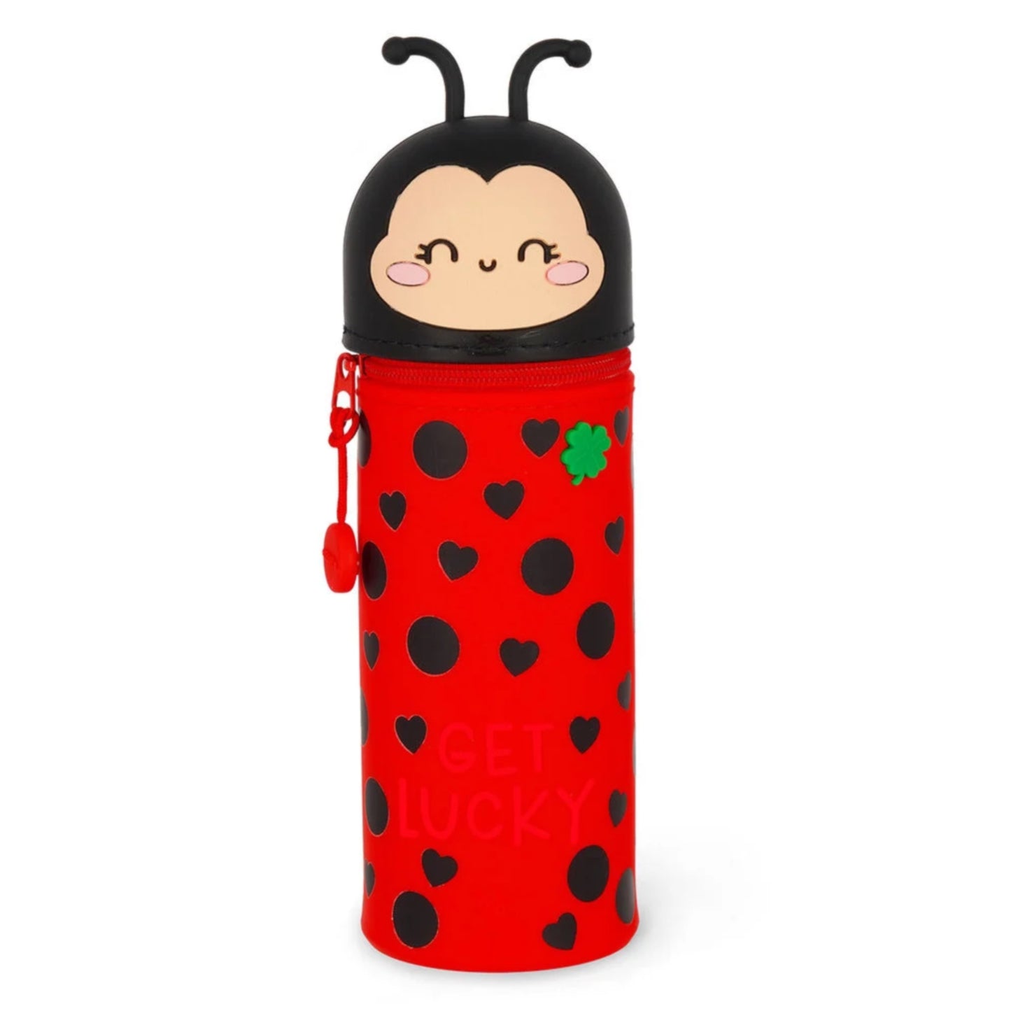 Legami Kawaii 2-in-1 Soft Silicone Pencil Case - Perfect for School and Office