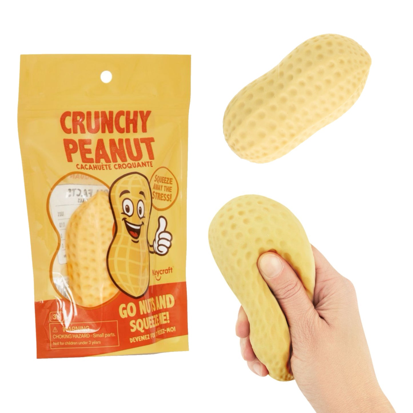 Crunchy Peanut Squishy Sensory Toy