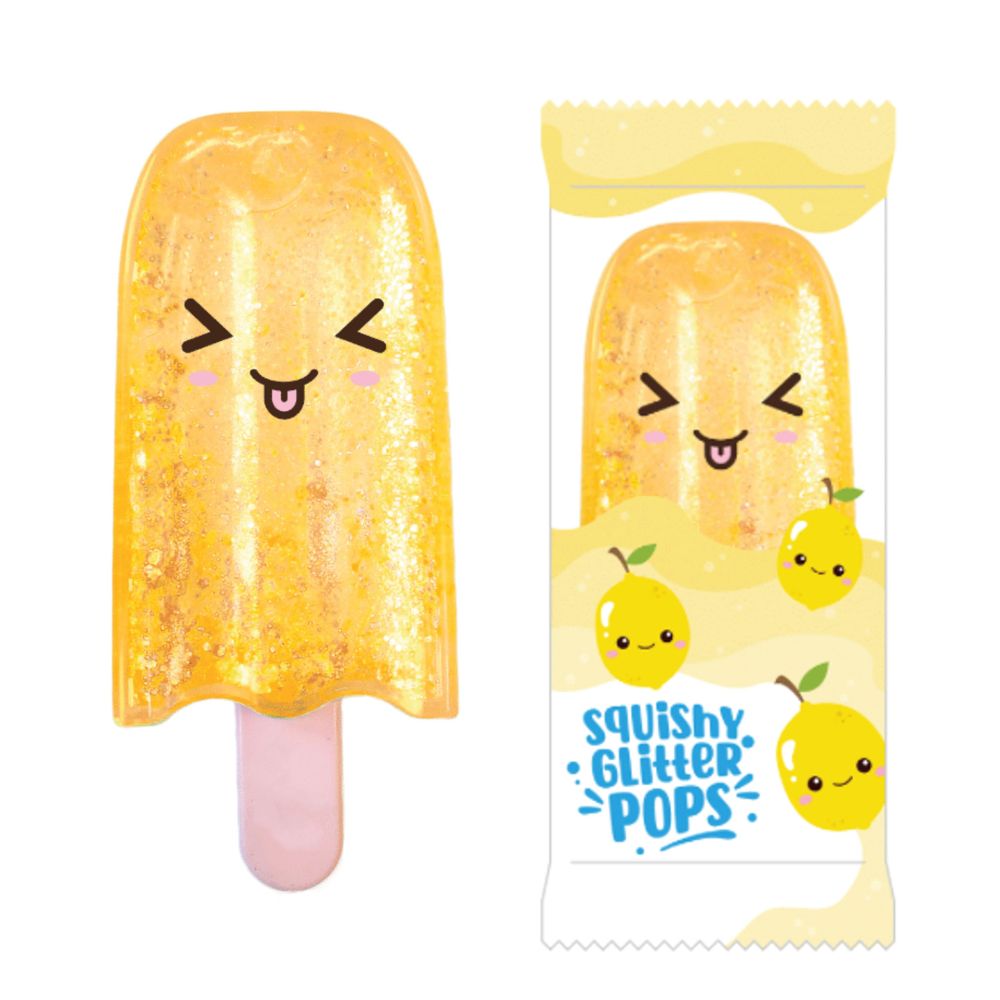 Squishy Glitter Pops Maltose Sugar Ice Lolly Toy