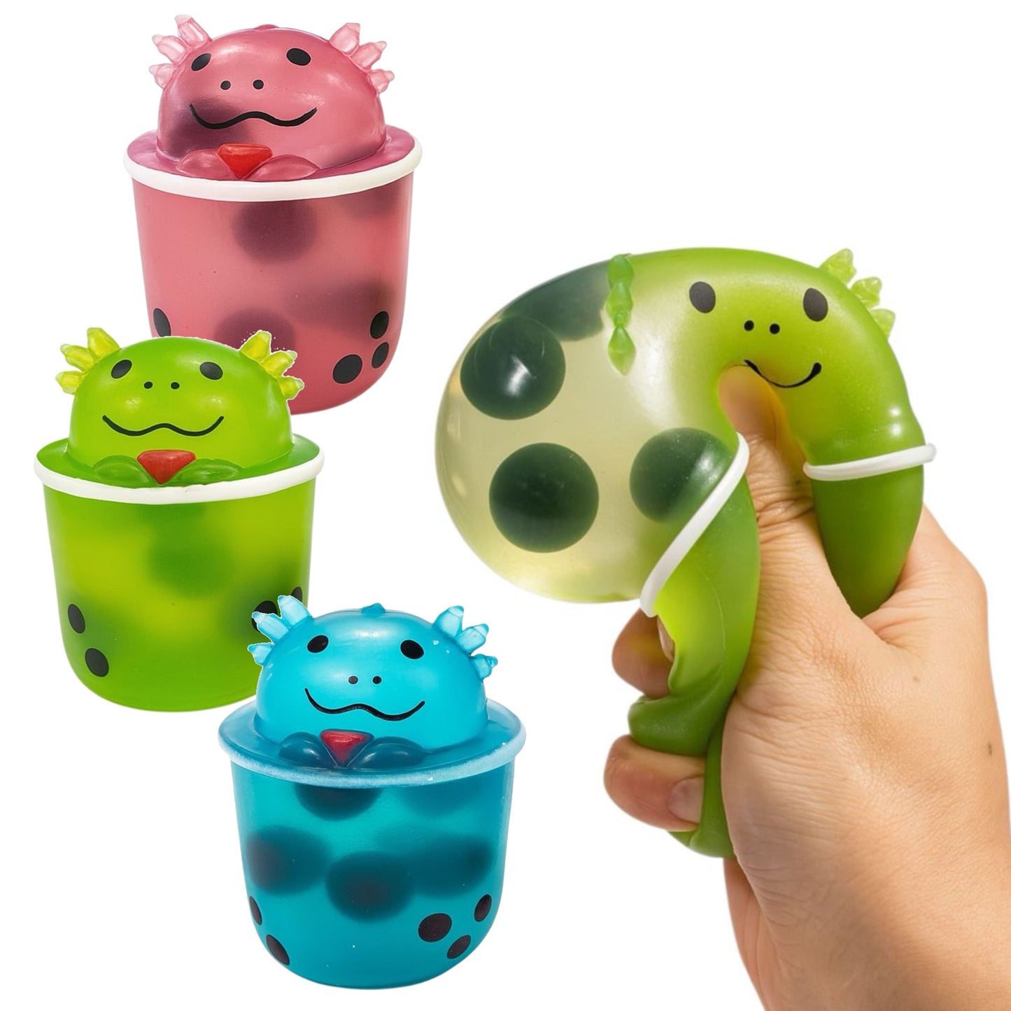 Axolotl Boba Squish Sensory Toy