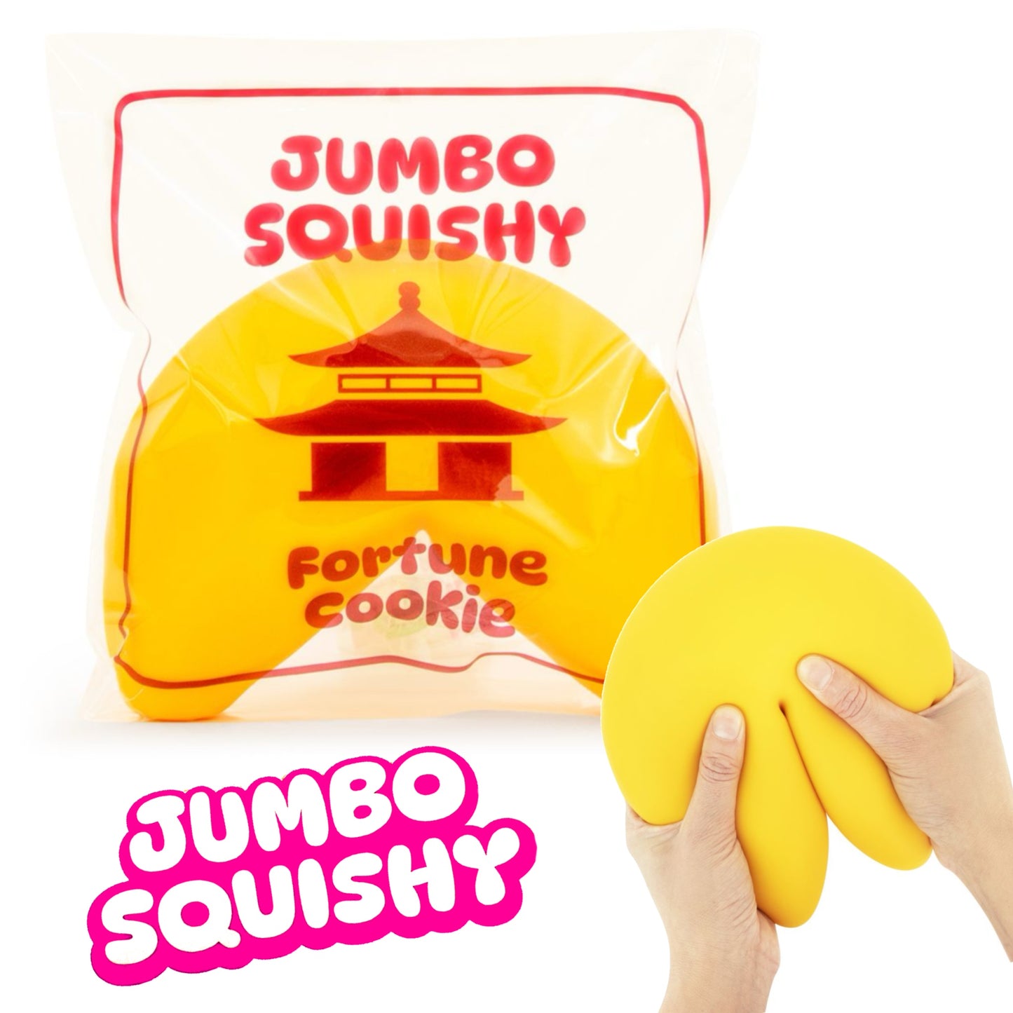 Jumbo Squishy Fortune Cookie Sensory Toy