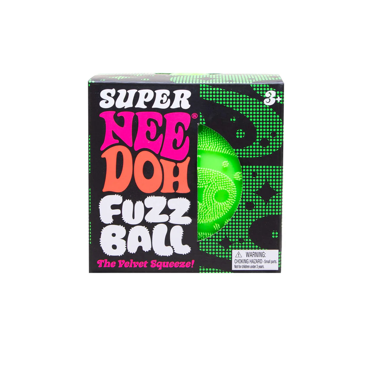 Super NeeDoh Fuzz Ball - Giant Fuzzy Stress Ball Sensory Toy