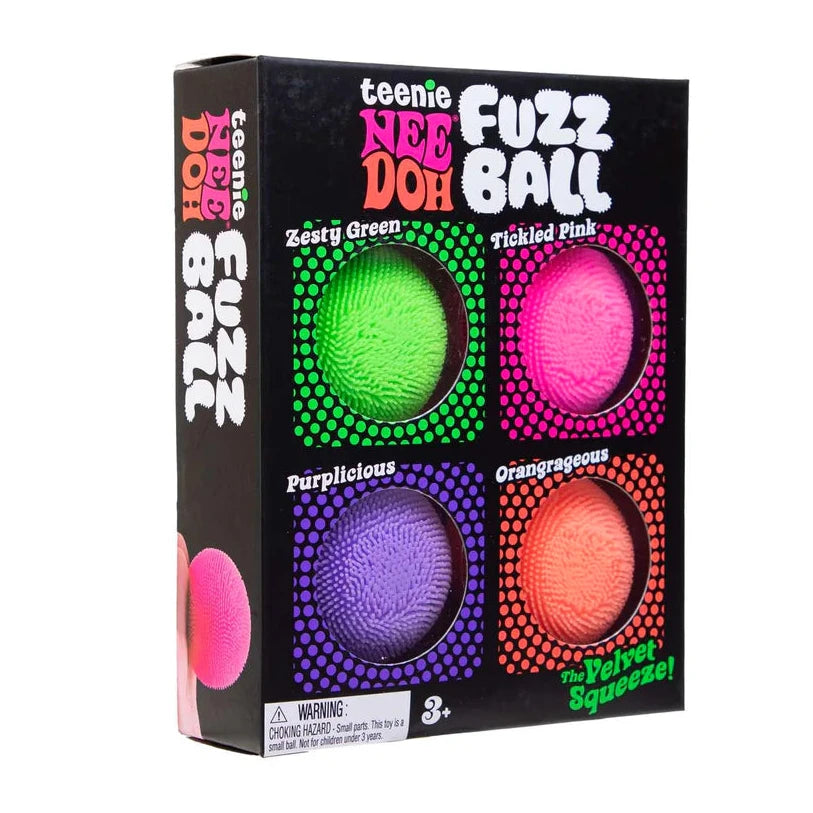 NeeDoh Teenie Fuzz Ball Multipack Sensory Fidget Toy