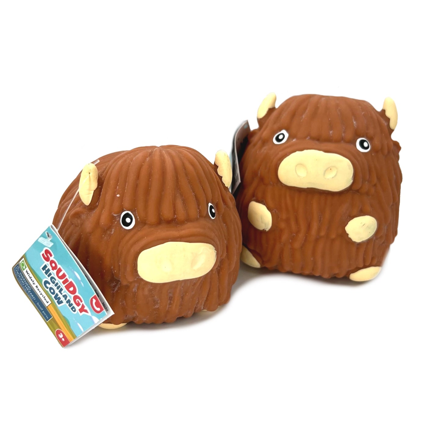 Large Highland Cow Squishy Toy – Super Soft Sensory Fidget for Stress Relief