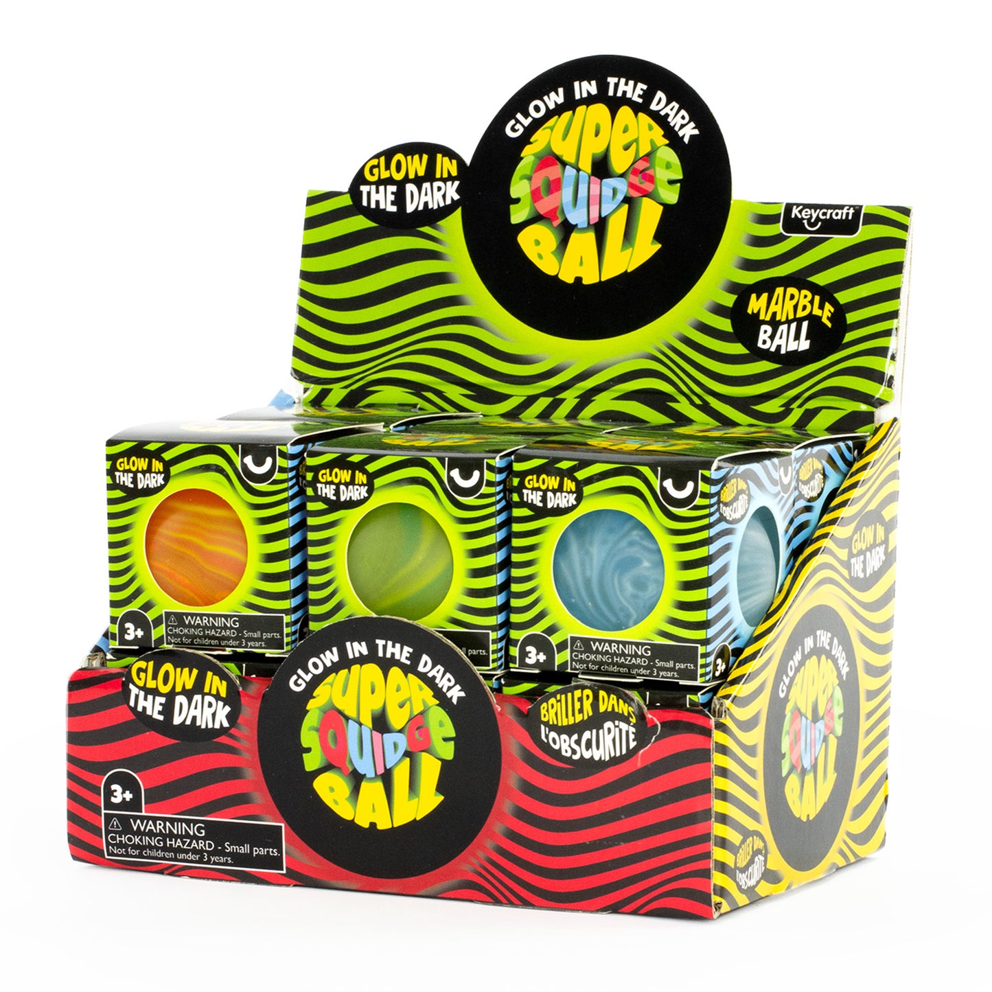 Glow in the Dark Marble Sugar Ball Squishy Sensory Fidget Toy