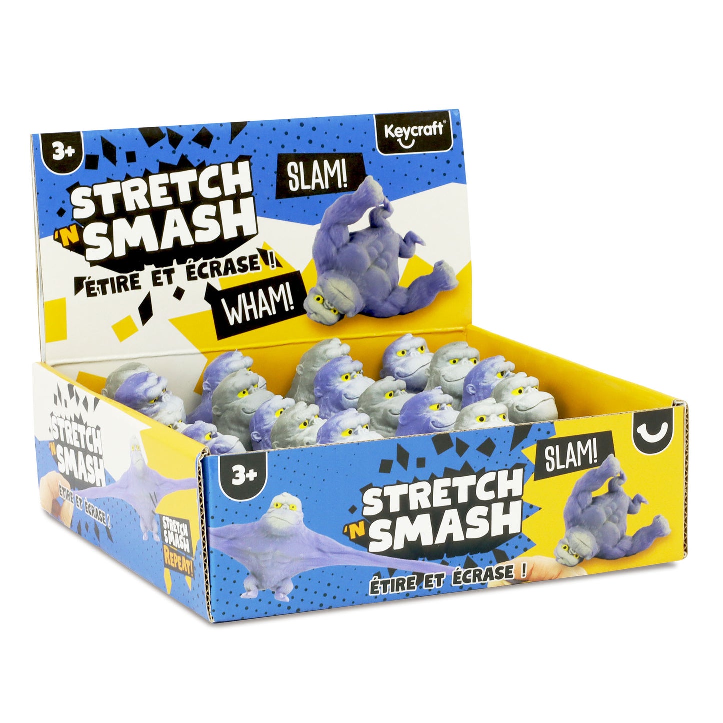 Stretch 'N Smash Mini Gorilla - Sand Filled Squishes Stress Toys